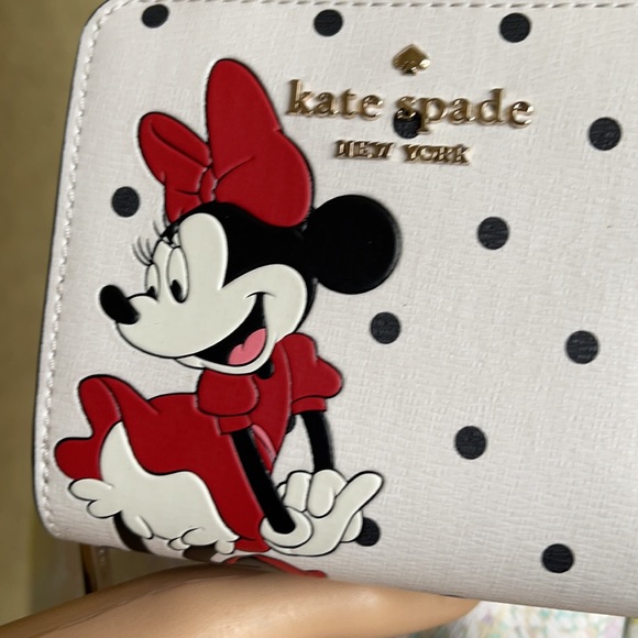 disney x kate spade new york other minnie mouse zip around wallet - Picture 4 of 16